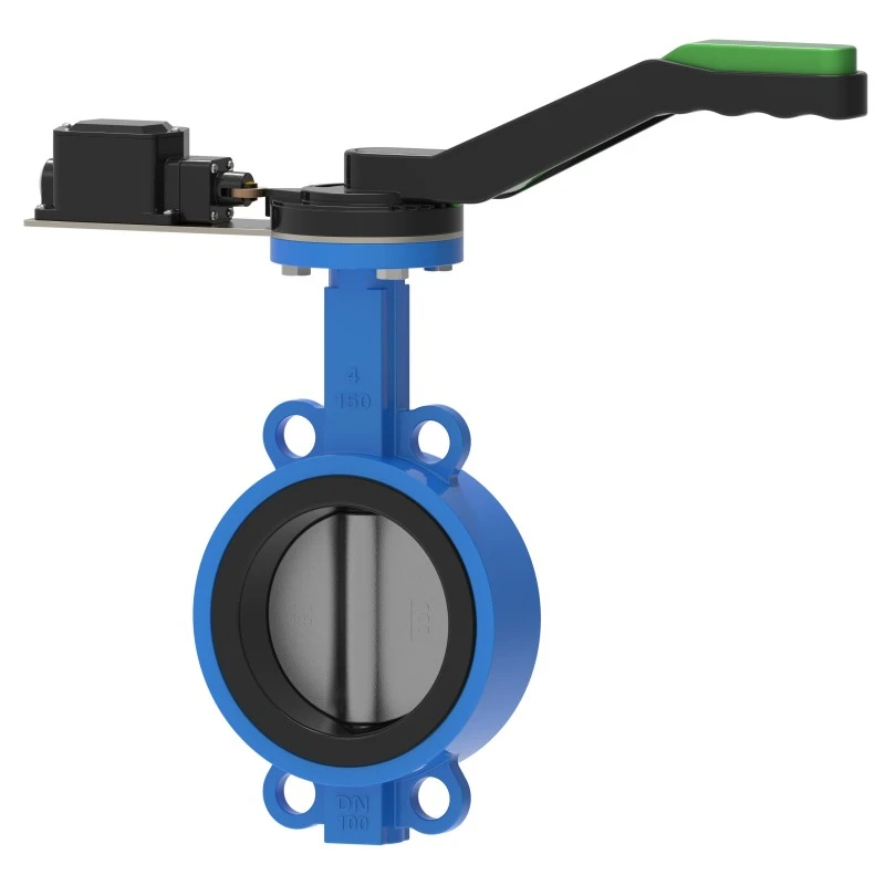 Lever Signal Actuated Wafer Butterfly Valve Toel Active